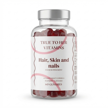 True To Her Hair, Skin and Nails Gummies