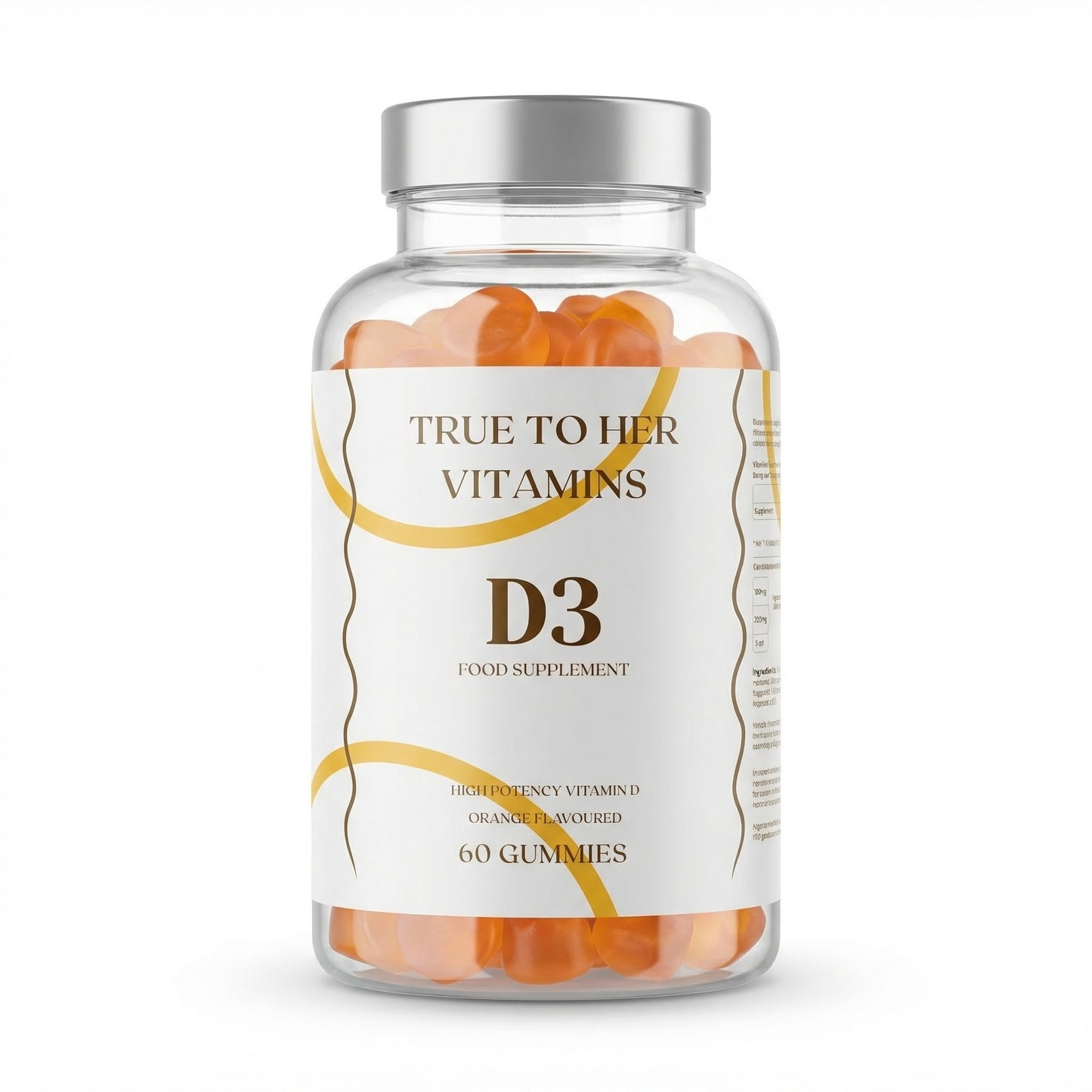True To Her Vitamin D3 4,000 iu Gummies