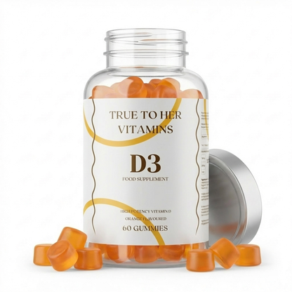 True To Her Vitamin D3 4,000 iu Gummies