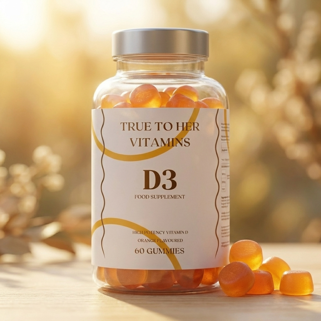 True To Her Vitamin D3 4,000 iu Gummies