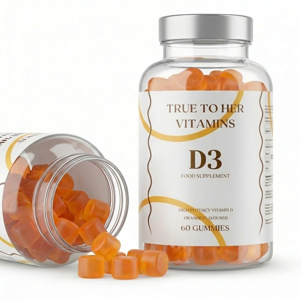 True To Her Vitamin D3 4,000 iu Gummies